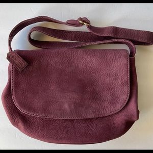 Coach Vintage Flap Nubuc Leather Crossbody Bag4935